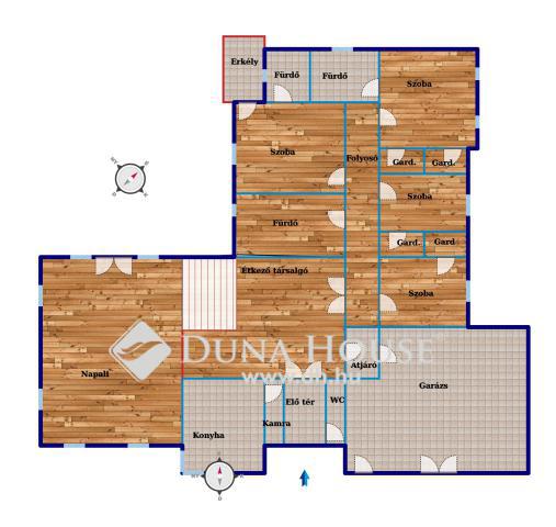 Egyedi tervezésű családi ház, a legjobb helyszínen.